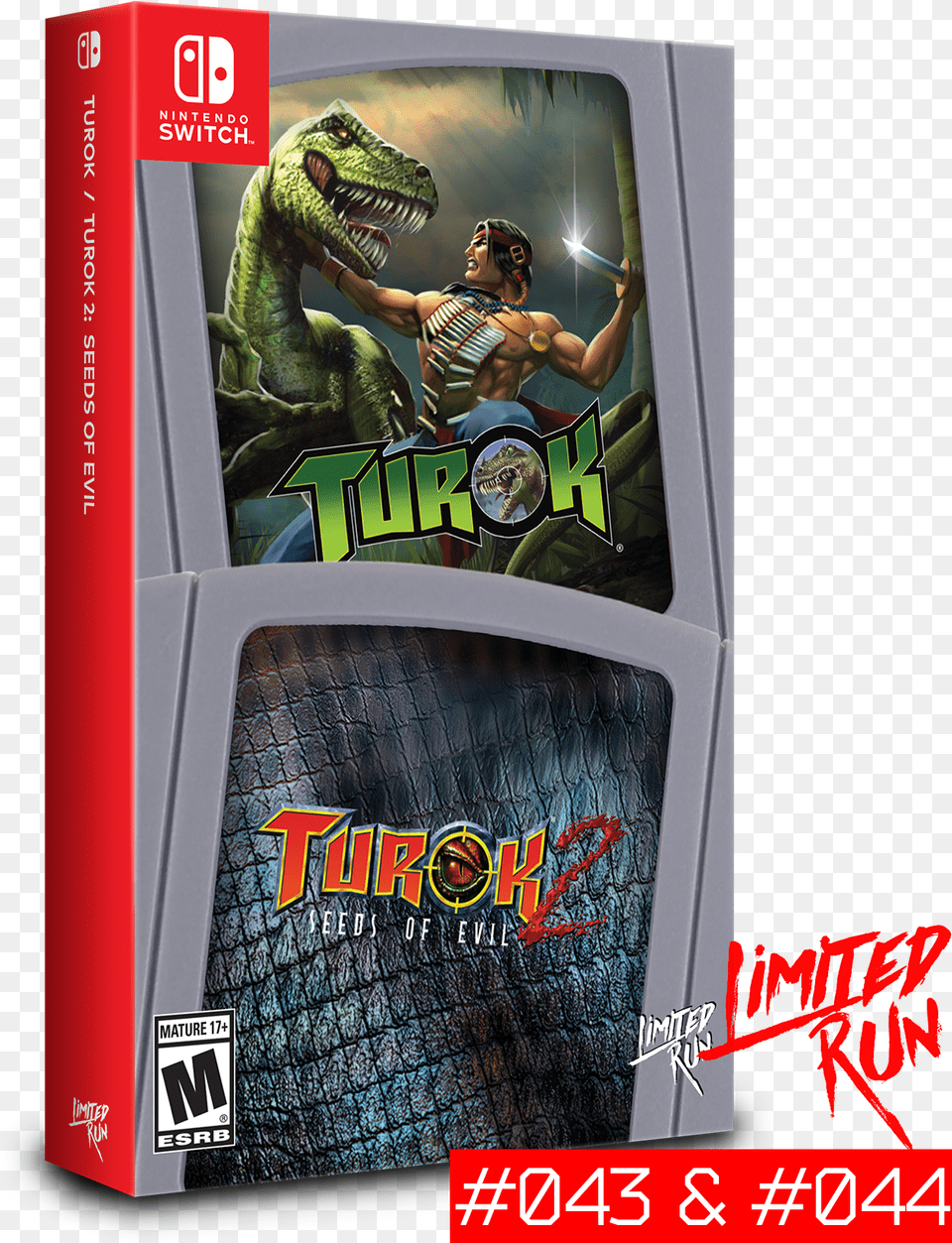 Pre Orders For Physical Copies Of Turok On Nintendo, Animal, Dinosaur, Reptile, Adult Free Png Download