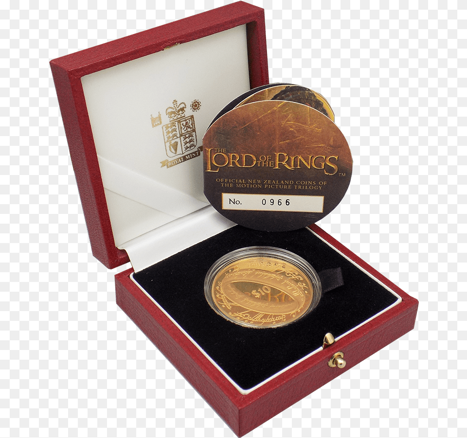 Pre Owned 2003 New Zealand Lord Of The Rings Gold Proof Antique, Compass, Hockey, Ice Hockey, Ice Hockey Puck Png Image
