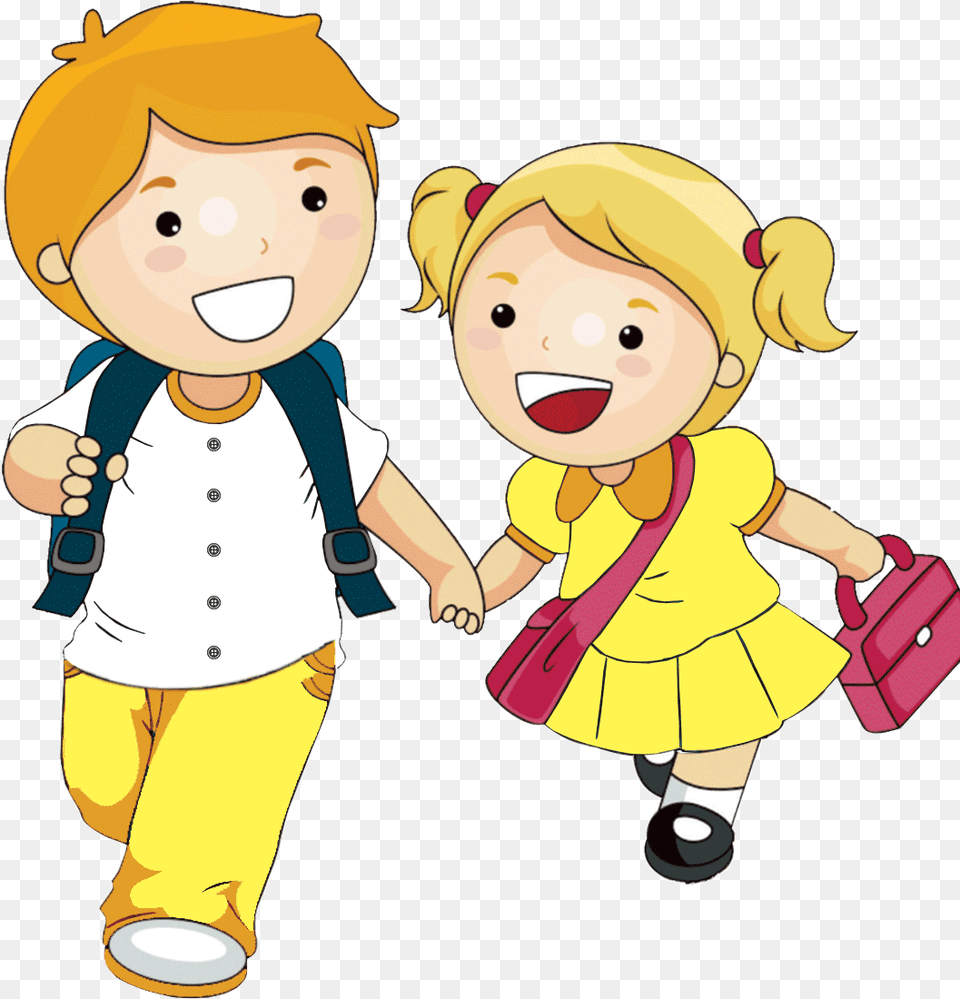 Pre Primary School In Thanjavur Neat Child Clipart, Baby, Person, Book, Comics Png Image