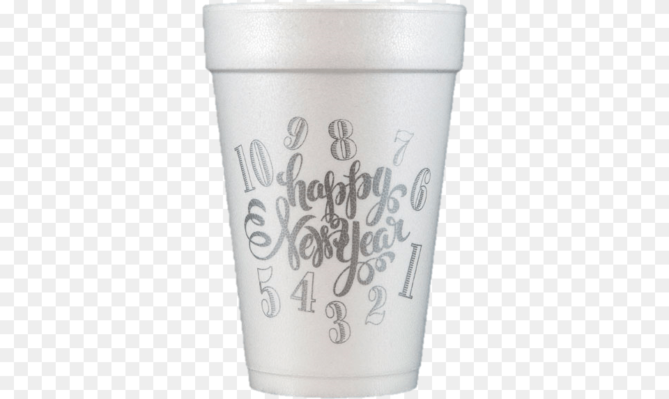 Pre Printed Styrofoam Cups Happy New Year Cups Happy New Year, Cup, Mailbox Png Image