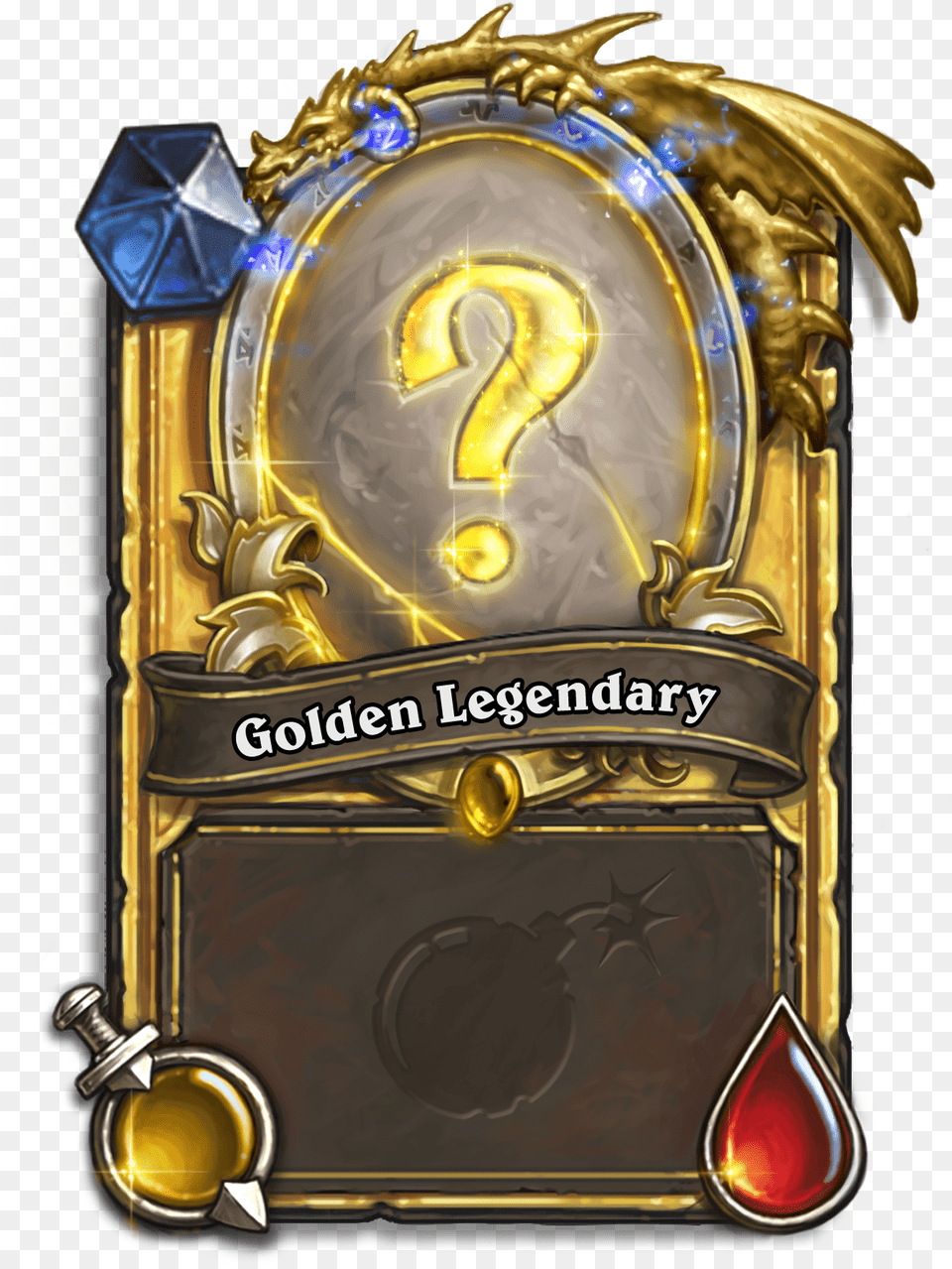 Pre Purchase Golden Legendary Card Hearthstone Golden Cards, Gambling, Game, Slot Free Transparent Png