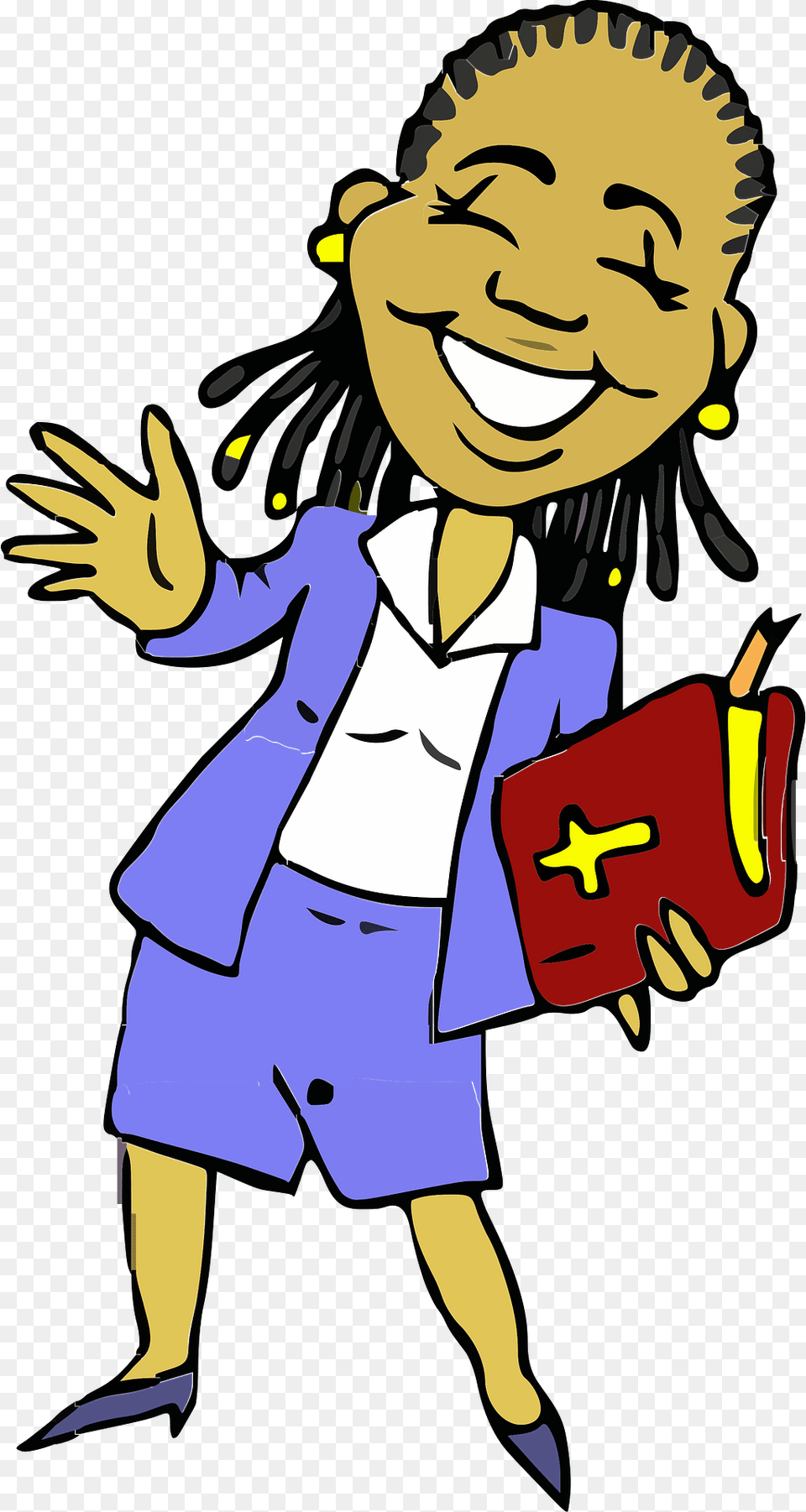 Preacher With Bible Clipart, Baby, Person, Book, Comics Free Transparent Png