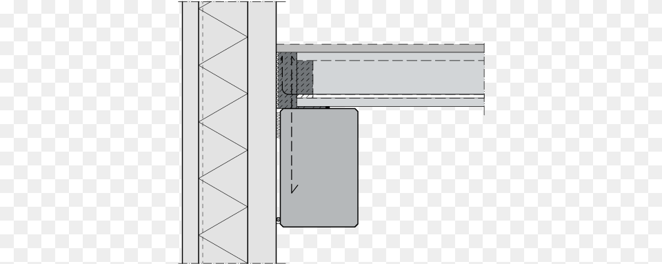 Precast Beam To Slab Connection, Arch, Architecture, Door, Cad Diagram Free Png Download
