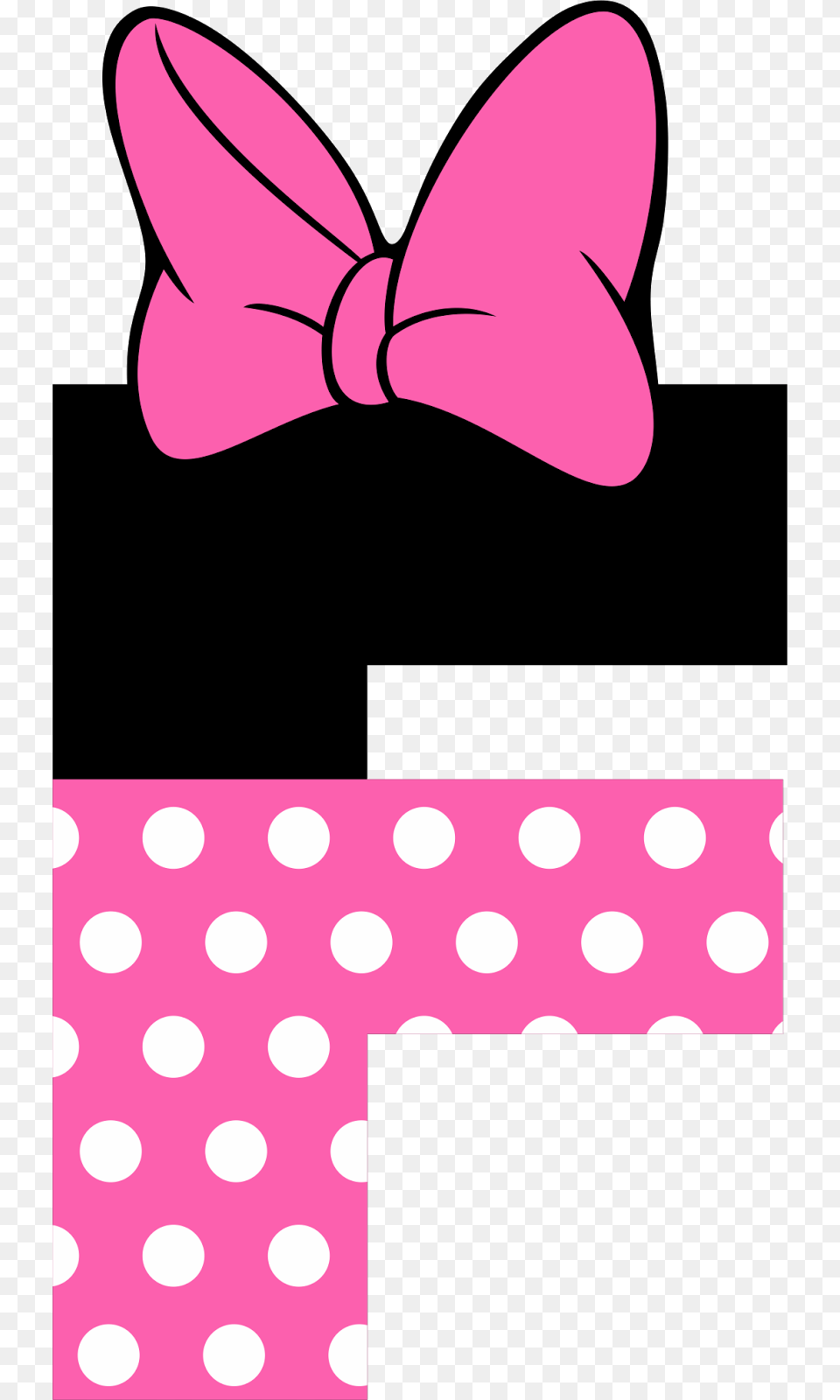 Precioso Alfabeto Tipo Minnie Rosa Minnie Mouse Letter Design, Accessories, Pattern, Formal Wear, Tie Png Image