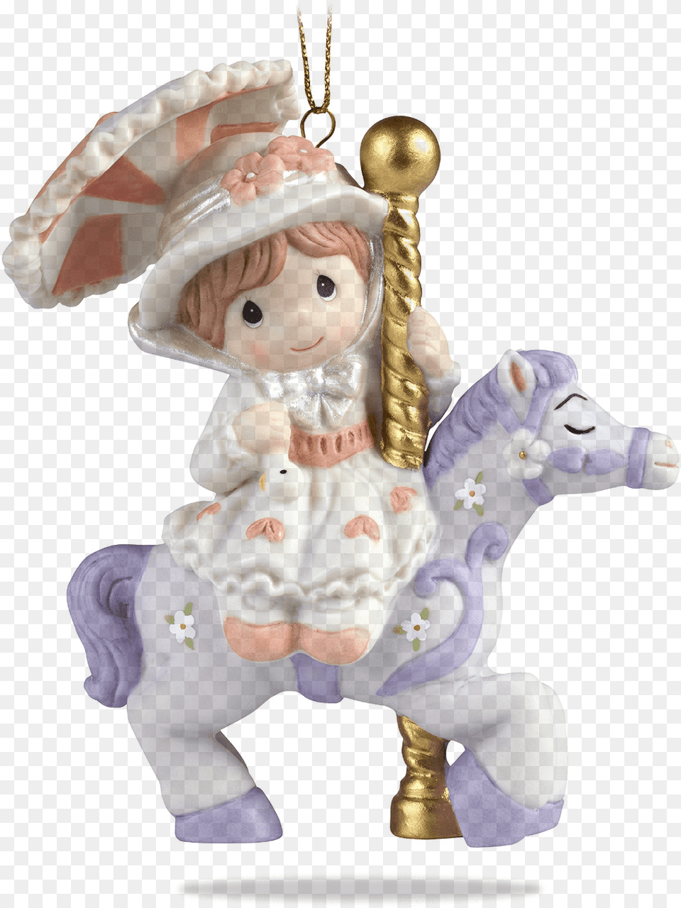 Precious Moments Disney Princess Ornament, Baby, Doll, Person, Toy Free Png