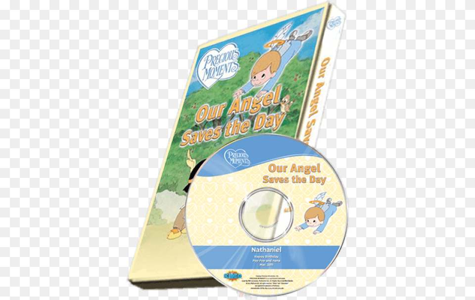 Precious Moments Quotour Angel Saves The Day, Disk, Dvd, Baby, Person Png