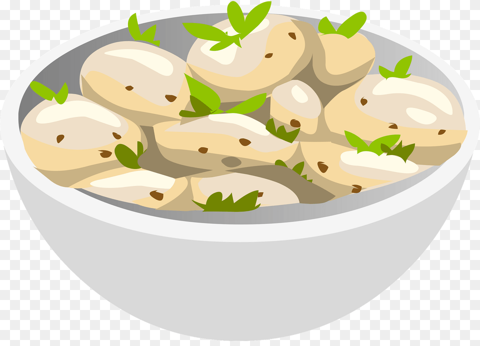 Precious Potato Salad Clipart, Bowl, Food, Meal Free Transparent Png