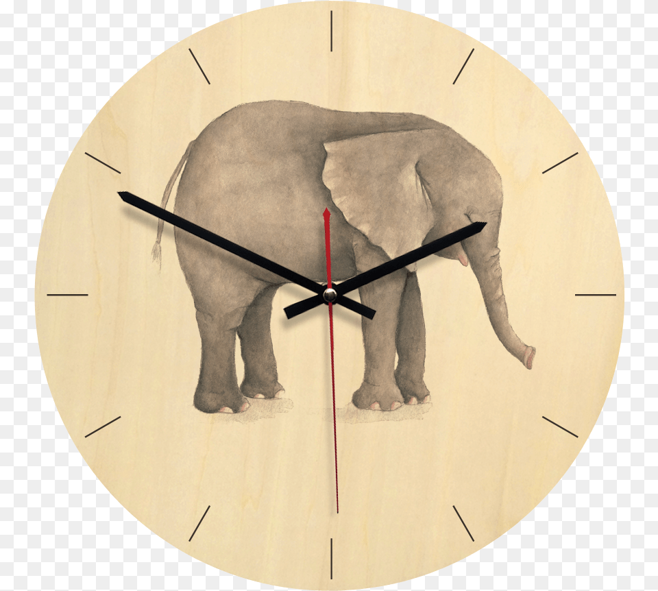 Preciser Decorative Wooden Ltstronggtwallltstronggt Ltstronggtclocklt Clock, Analog Clock, Animal, Elephant, Mammal Free Png
