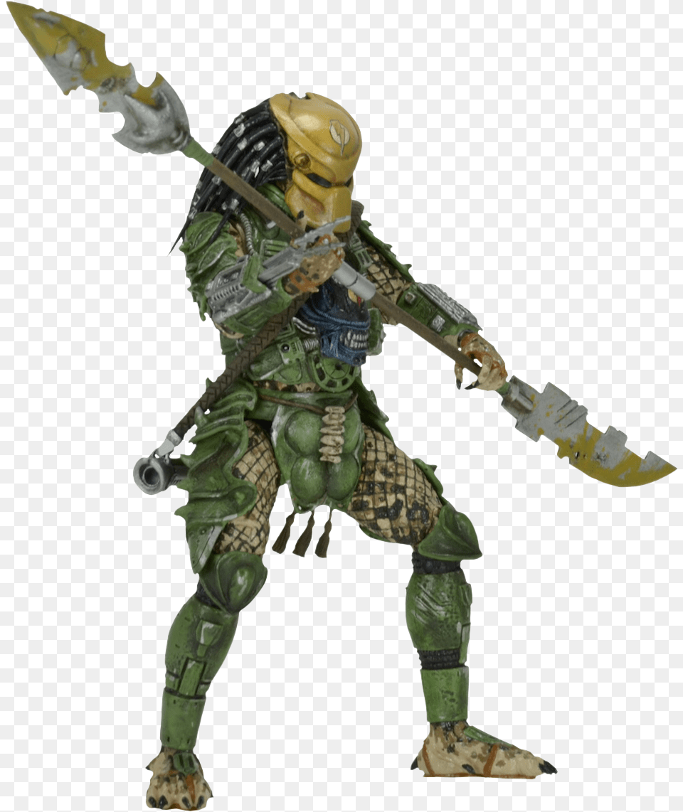 Predator Broken Tusk Predator 7 Action Figure Series Figura Neca Predato Serie, Toy Free Png
