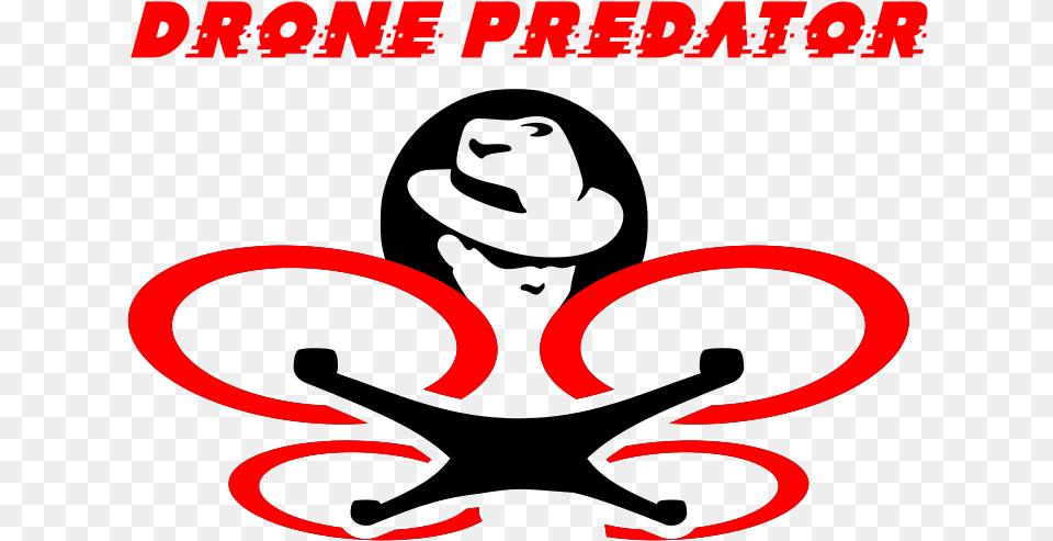 Predator Drone Red Hat Software, Sticker Png Image