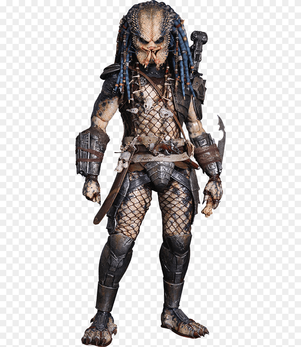 Predator Predator 2 Elder Predator 16th Scale Hot Toys Action, Adult, Male, Man, Person Free Png Download