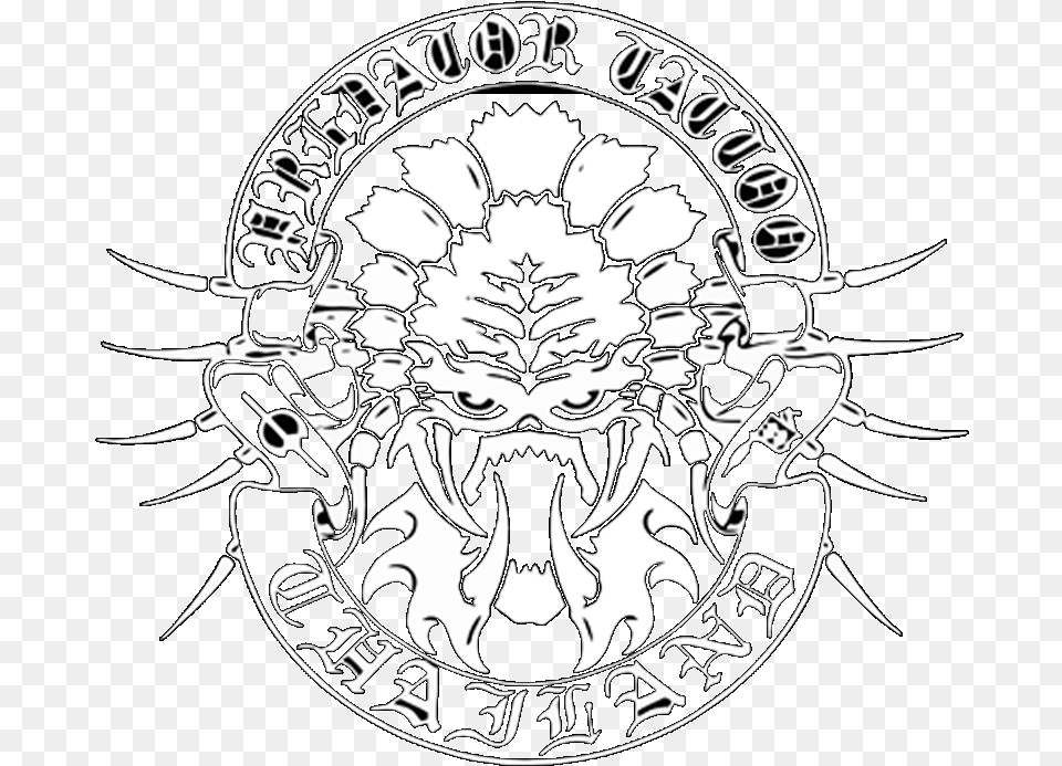 Predator Tattoo Samui Logo Line Art, Emblem, Symbol, Person, Face Free Transparent Png