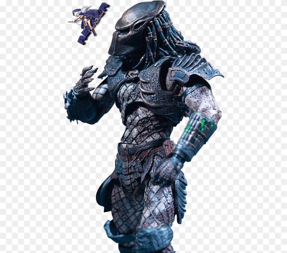 Predator The Hunter Action Figure Movie Maniacs Series Predator, Adult, Female, Person, Woman Png Image