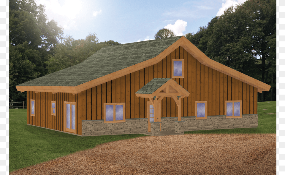 Predesigned Barn Home Kit 2 Ponderosa Country Barn Barn, Architecture, Housing, Building, Countryside Free Png