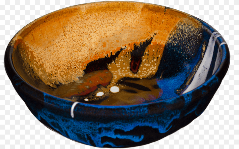 Preety Blue Amp Toasted Orange Cereal Bowl Ceramic, Pottery, Soup Bowl, Plate Png