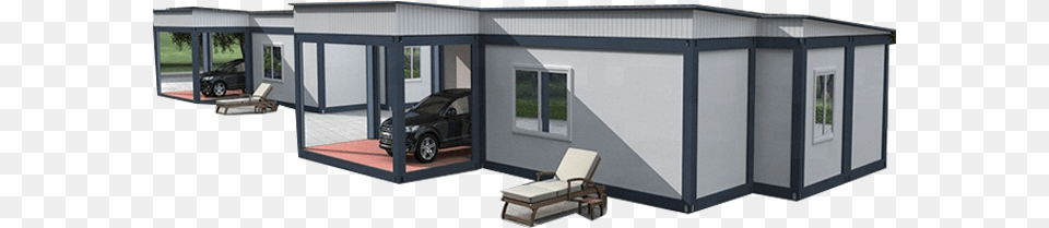 Prefab Shipping Container Housenew House Plancontainer House, Garage, Indoors, Chair, Furniture Png Image