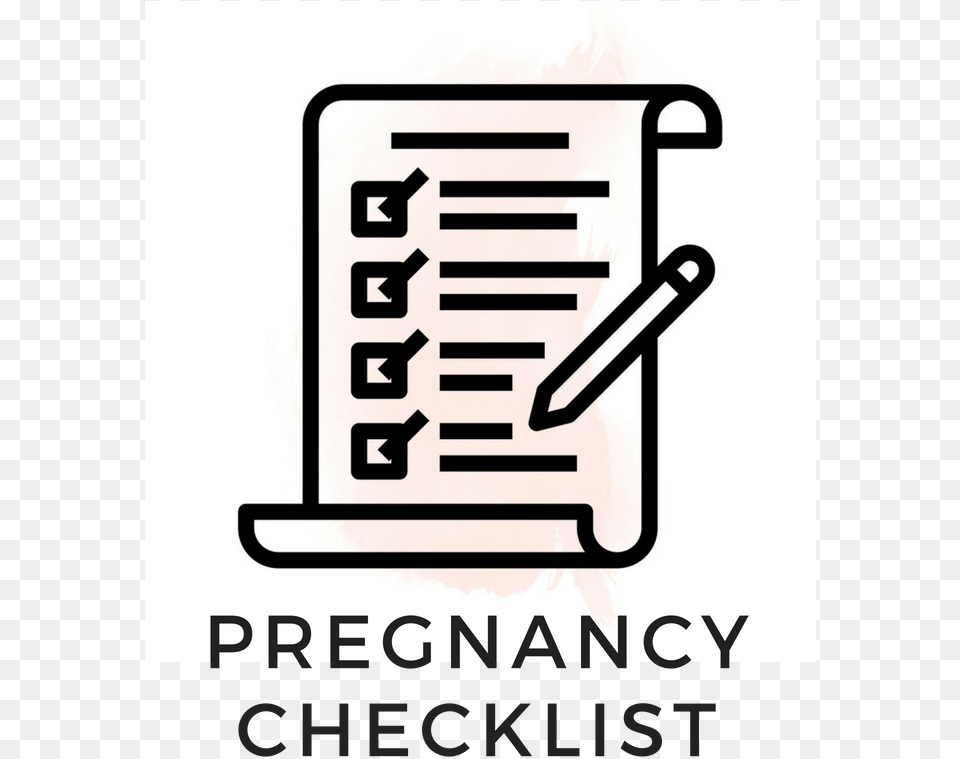 Pregnancy Checklist Icon, Cup, Text Free Png