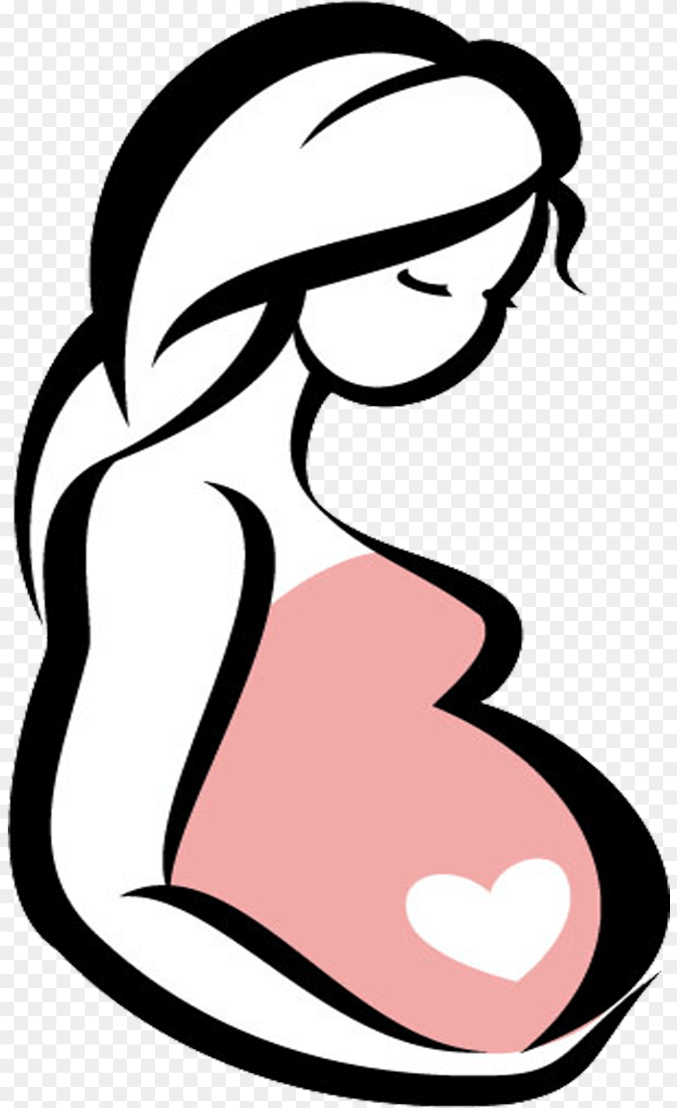 Pregnancy Clipart Pregant Transparent Pregnant Woman, Body Part, Face, Head, Neck Free Png