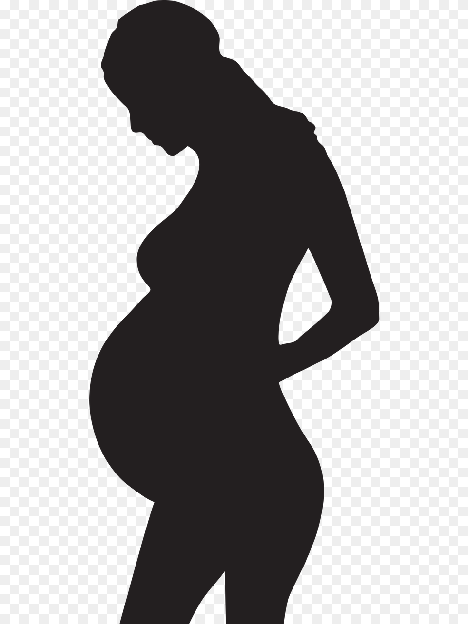 Pregnancy Graphic, Silhouette, Person Free Transparent Png