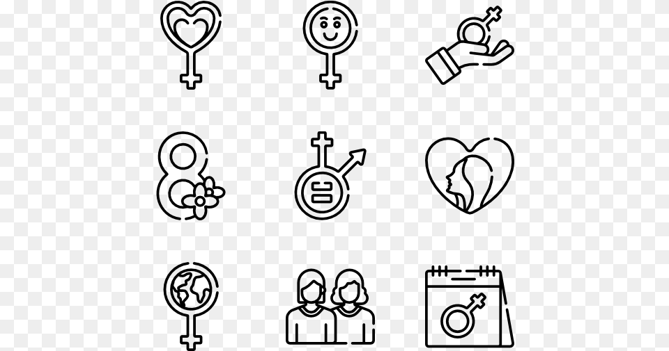 Pregnancy Icons, Gray Free Png