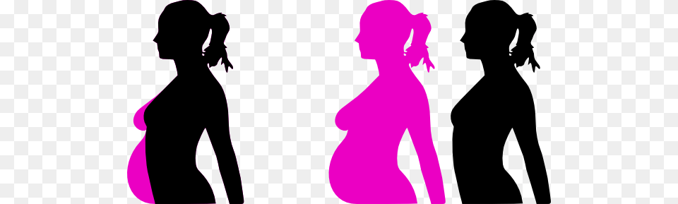 Pregnancy Silhouette Clip Art, Adult, Female, Person, Woman Free Png Download