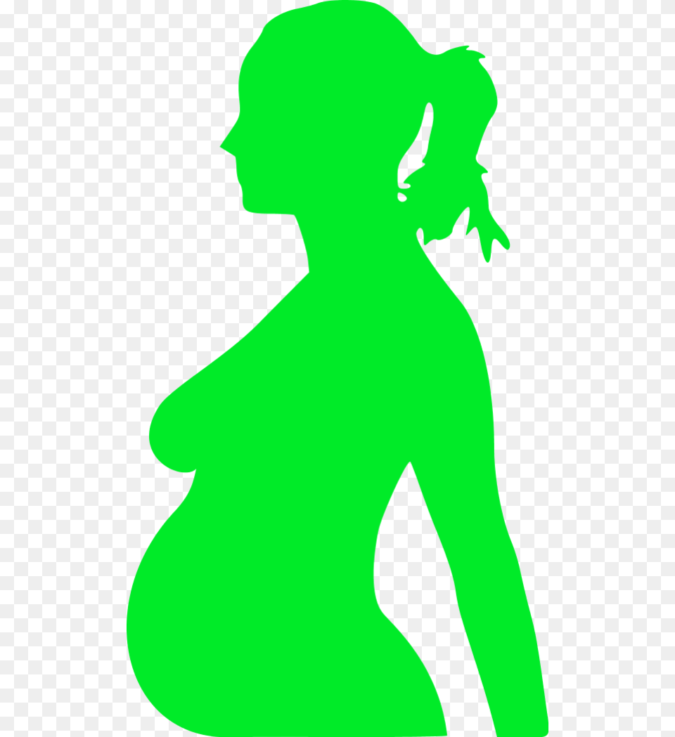Pregnancy Woman Ovulation Clip Art Silhouette Of Pregnant Woman Svg, Adult, Female, Person, Alien Free Png