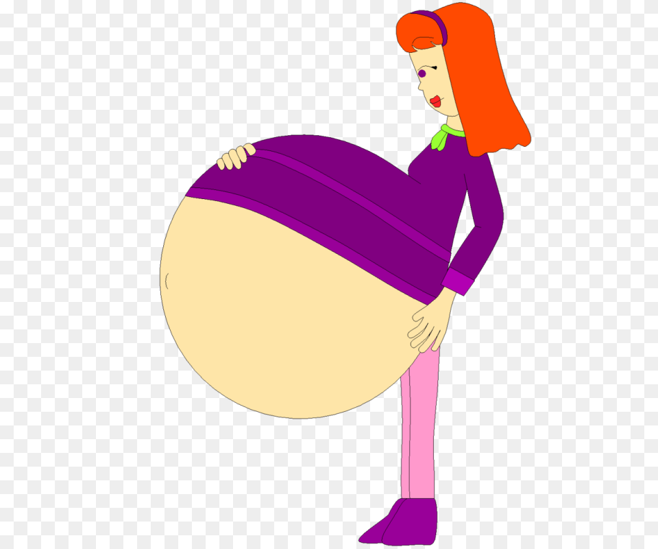 Pregnant Belly Clip Art, Purple, Adult, Female, Person Free Png