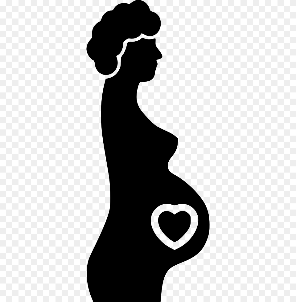 Pregnant Icon, Silhouette, Stencil, Adult, Female Free Transparent Png
