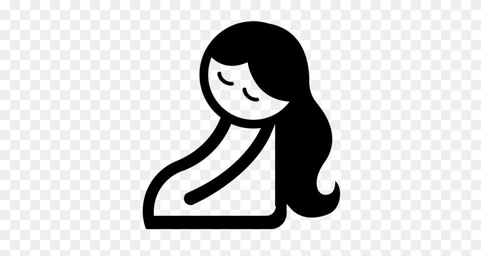 Pregnant Icon With And Vector Format For Unlimited, Gray Free Transparent Png