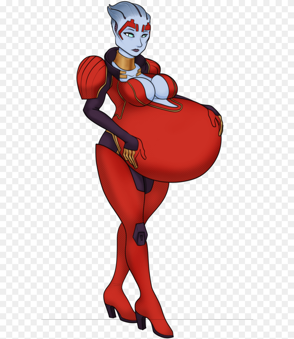 Pregnant Samara By Vorechan, Adult, Person, Female, Cartoon Free Png Download