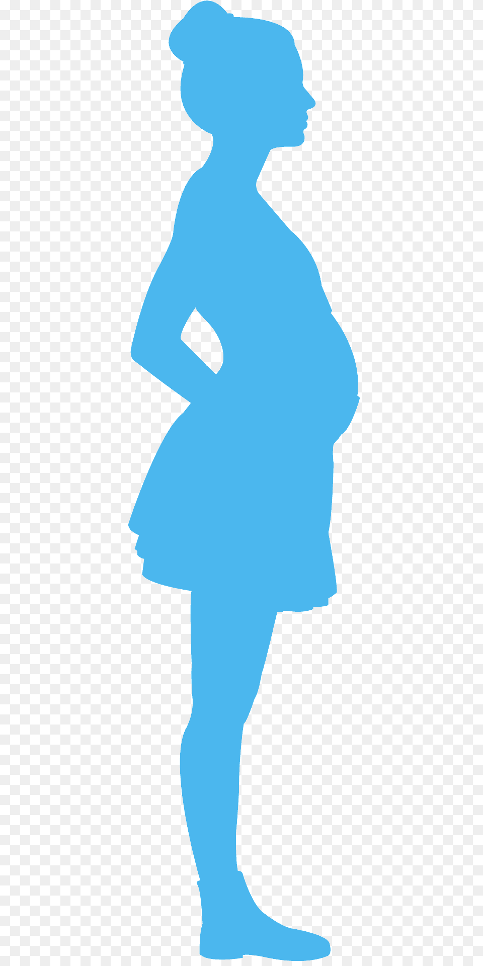 Pregnant Silhouette, Person, Face, Head, Outdoors Free Png