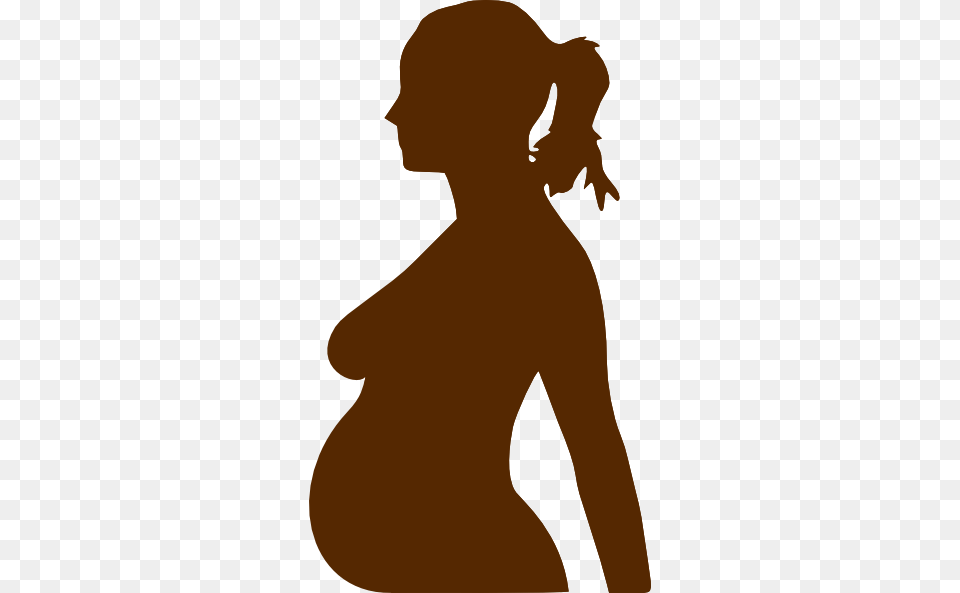 Pregnant Woman Clip Art, Silhouette, Adult, Female, Kneeling Png