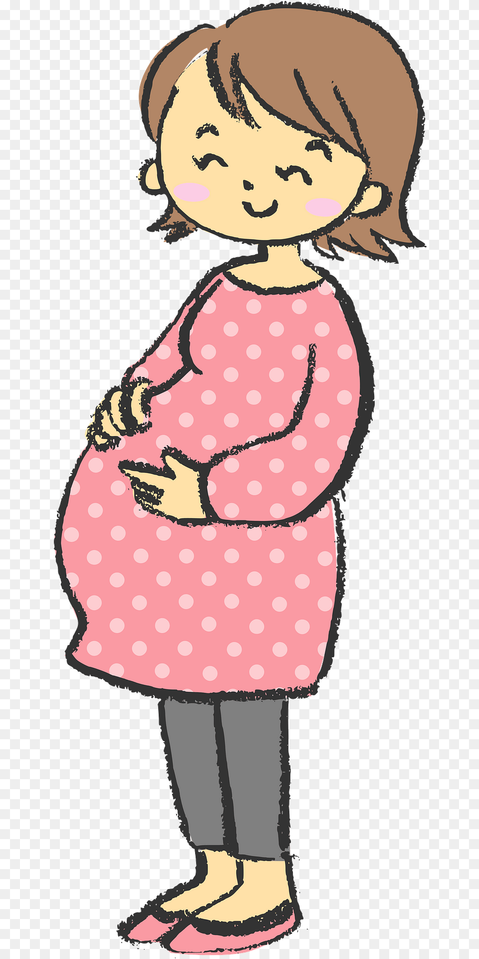 Pregnant Woman Clipart, Pattern, Baby, Person, Head Free Transparent Png