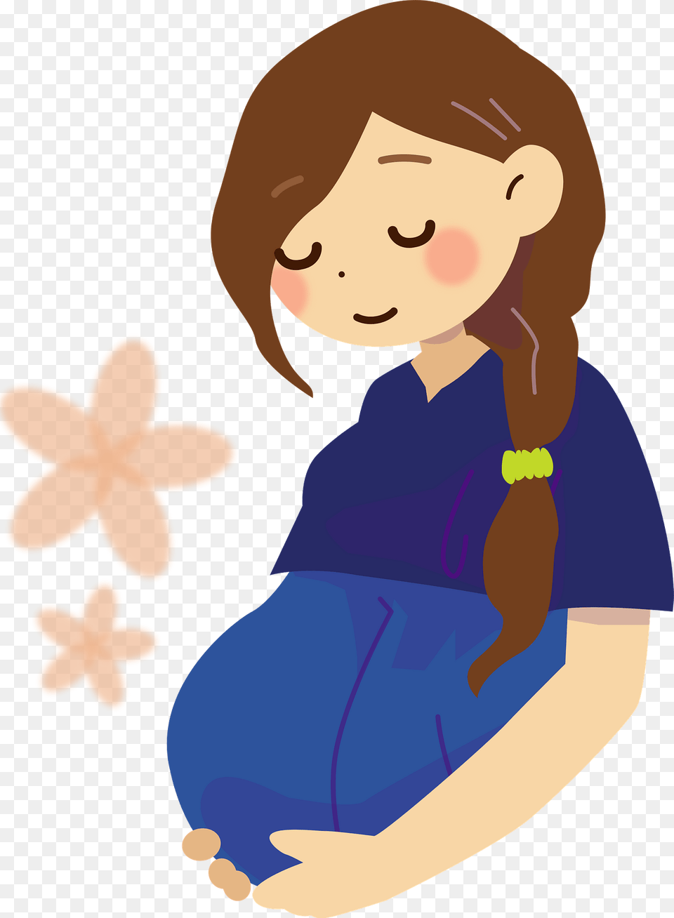 Pregnant Woman Clipart, Baby, Person, Face, Head Free Transparent Png