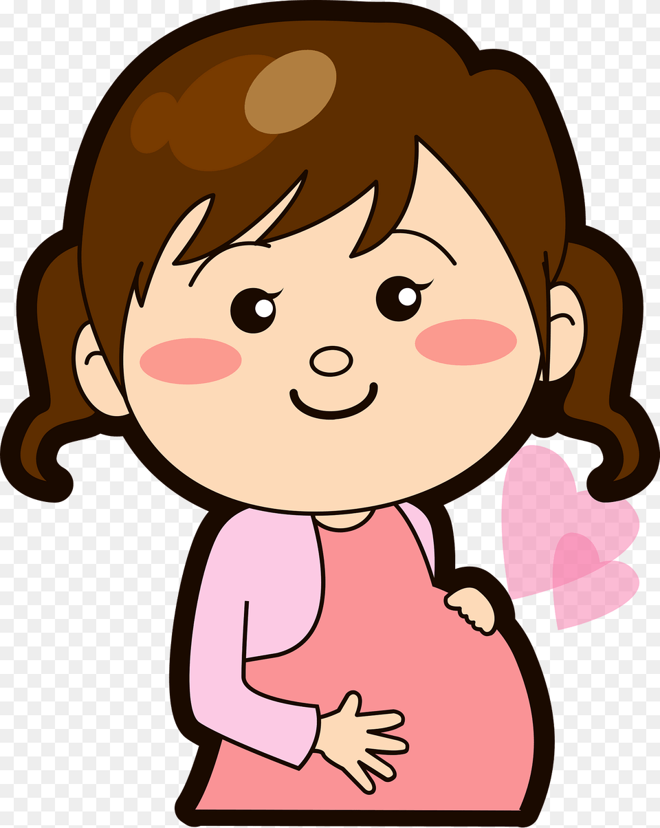 Pregnant Woman Clipart, Baby, Person, Face, Head Free Transparent Png