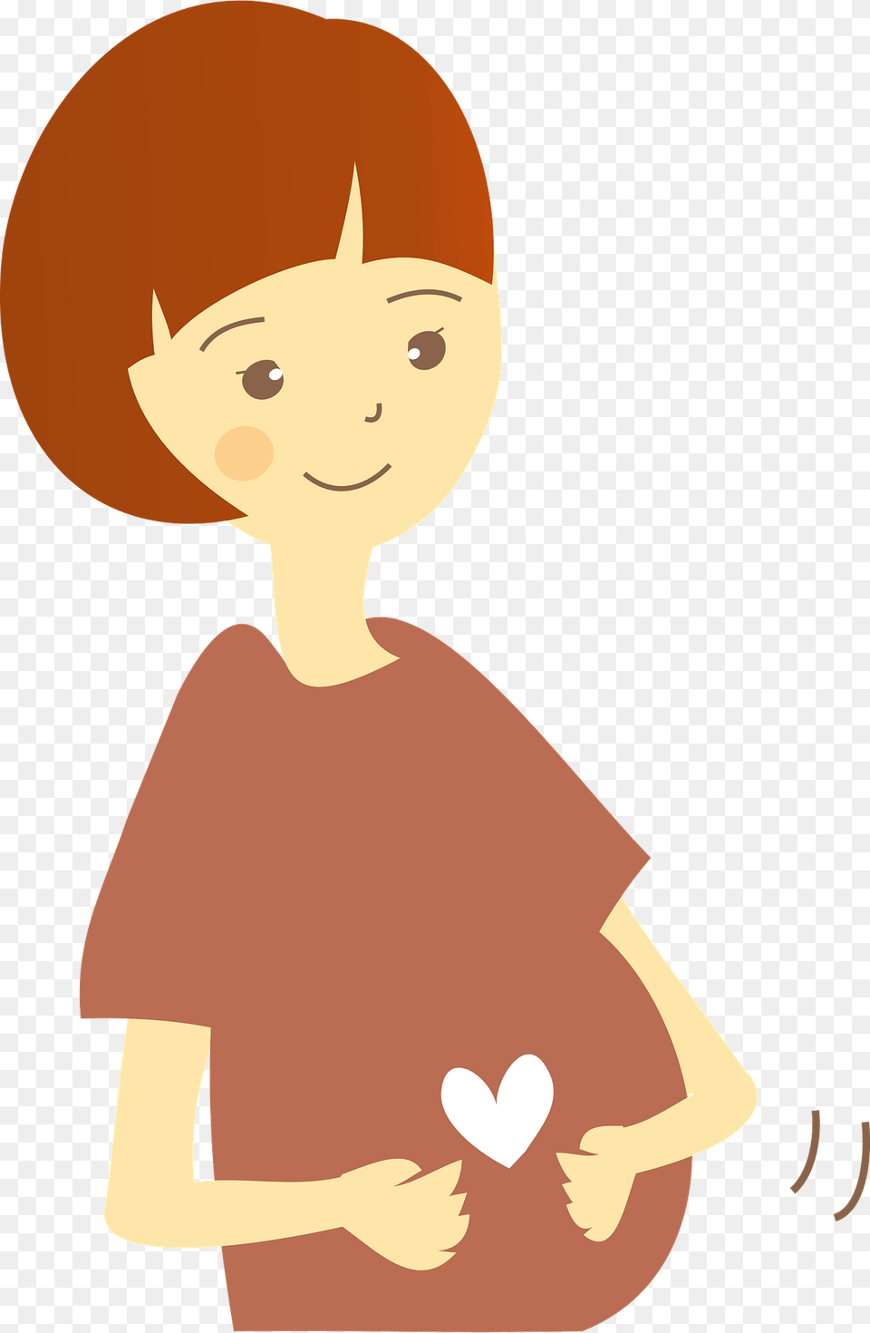 Pregnant Woman Clipart, T-shirt, Clothing, Baby, Person Png Image