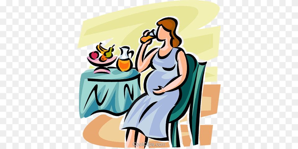 Pregnant Woman Drinking Juice Royalty Vector Clip Art, Person, Photography, Animal, Bird Free Png