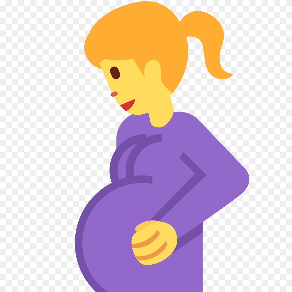 Pregnant Woman Emoji Clipart, Art, Graphics, Baby, Person Png Image