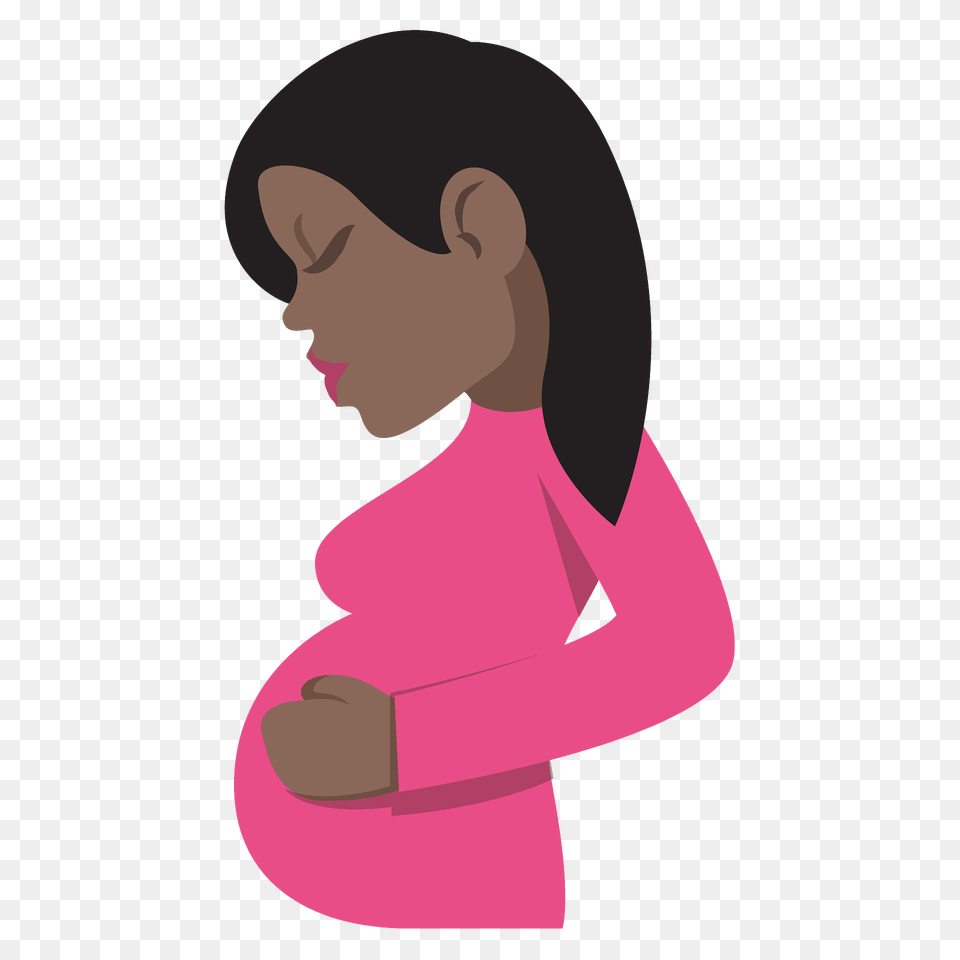 Pregnant Woman Emoji Clipart, Long Sleeve, Sleeve, Clothing, Person Free Png