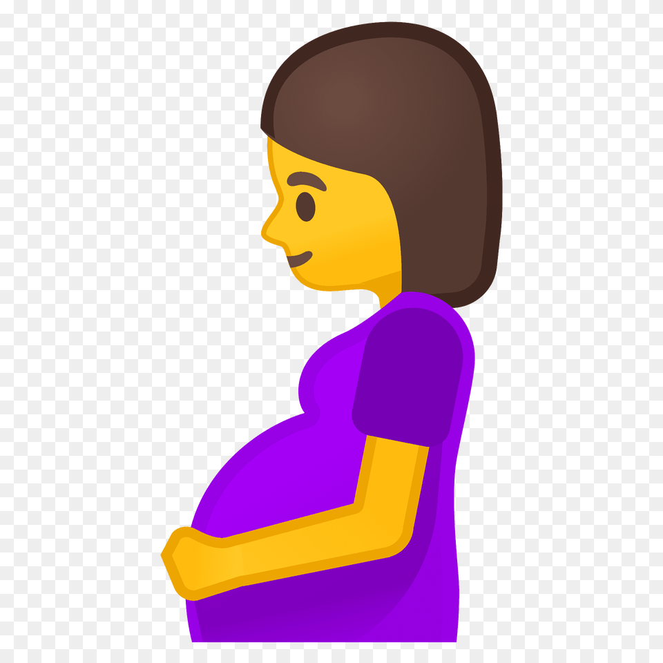 Pregnant Woman Emoji Clipart, Portrait, Photography, Person, Head Free Png Download