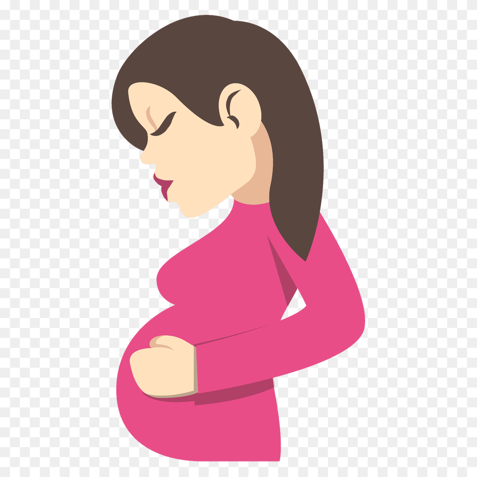 Pregnant Woman Emoji Clipart, Long Sleeve, Sleeve, Clothing, Portrait Free Png Download