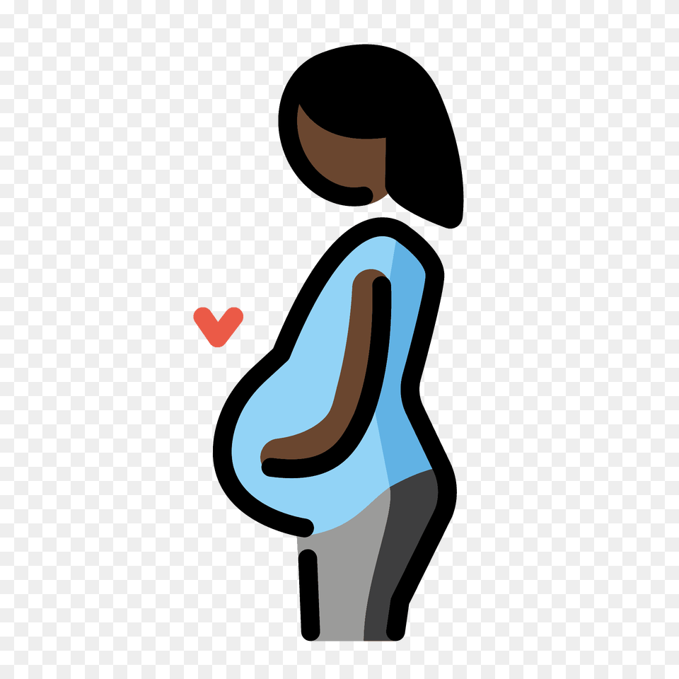 Pregnant Woman Emoji Clipart, Person, Walking, Clothing, Long Sleeve Free Png Download
