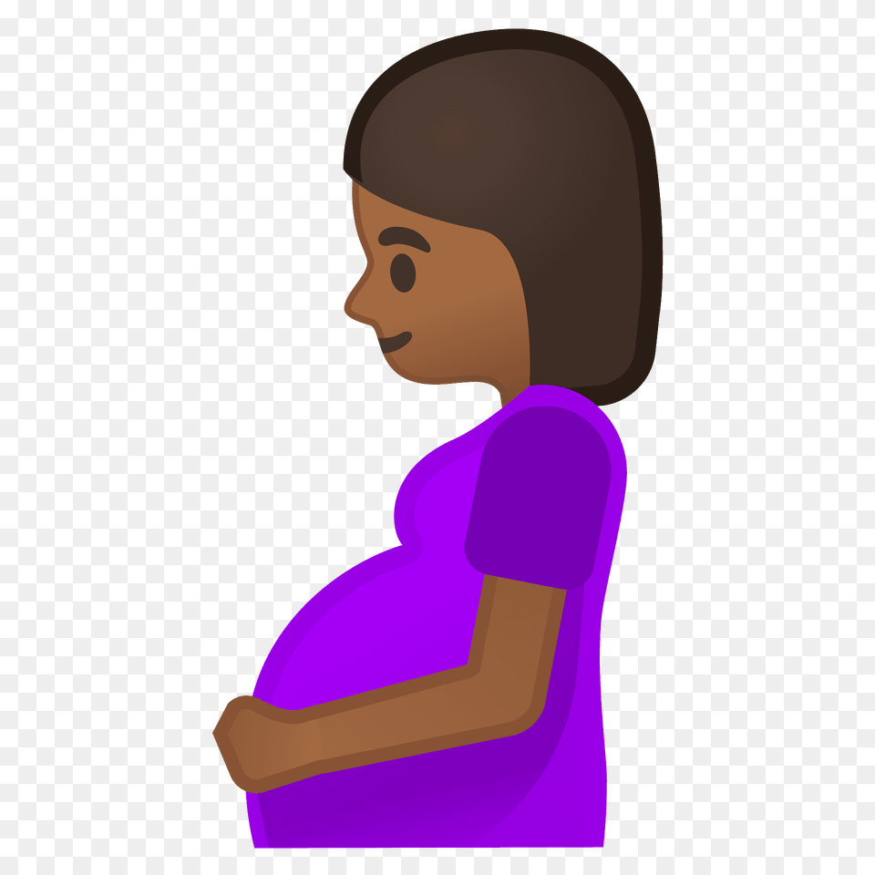 Pregnant Woman Emoji Clipart, Face, Head, Person, Photography Free Png Download