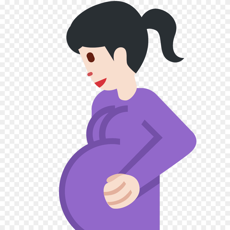 Pregnant Woman Emoji Clipart, Clothing, Long Sleeve, Sleeve, Person Free Png