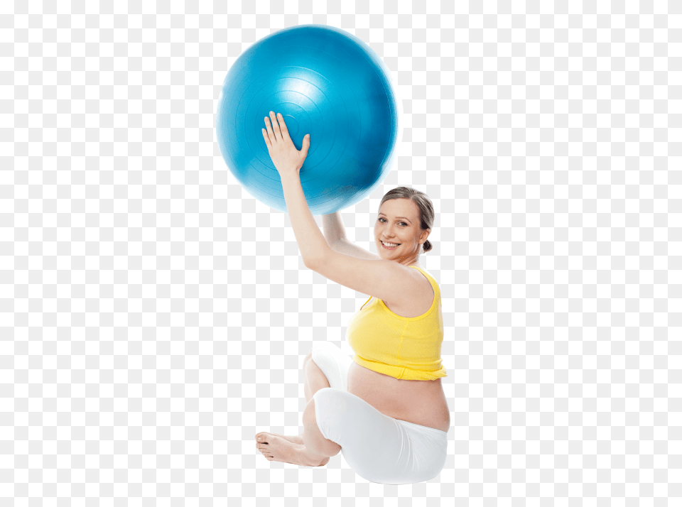 Pregnant Woman Exercise, Adult, Female, Person, Sphere Png Image