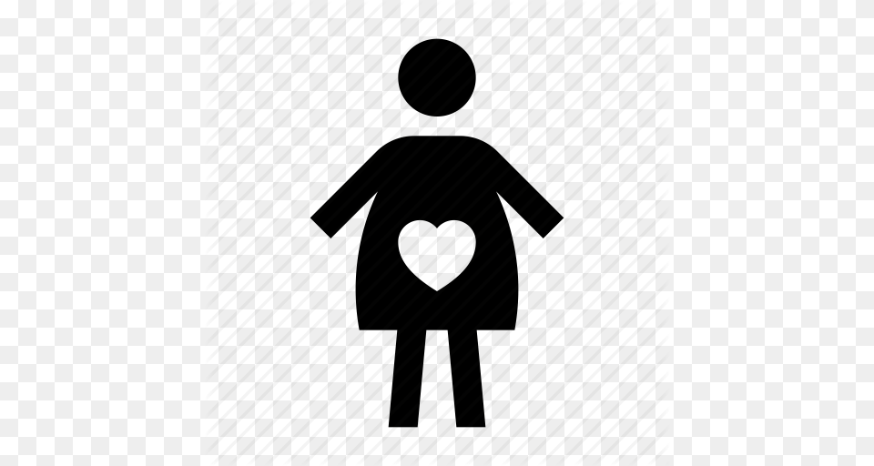 Pregnant Woman Icon, Silhouette, Person, Walking Png Image