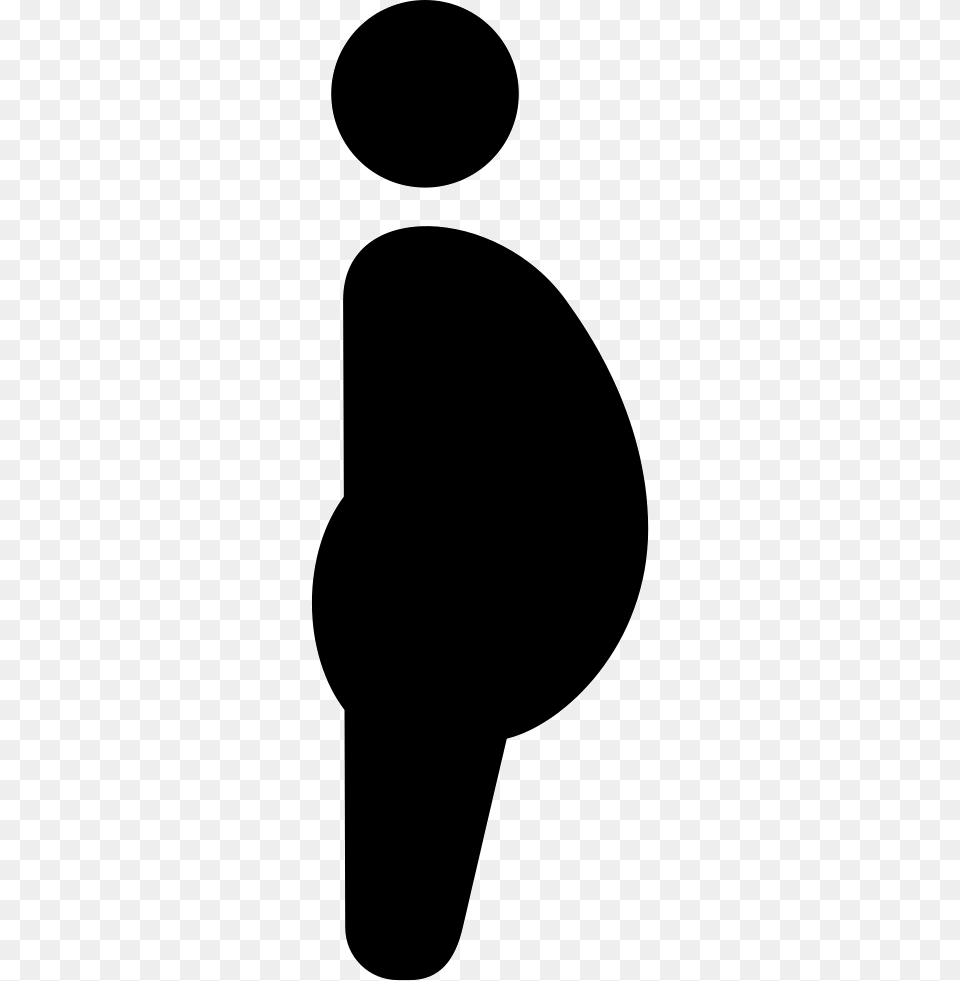 Pregnant Woman Icon Free Download, Silhouette, Stencil, Adult, Female Png Image