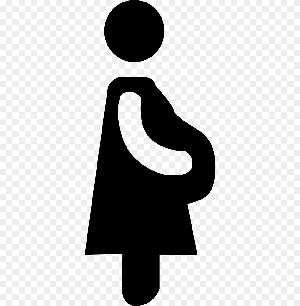 Pregnant Woman Icon Pregnant Woman Icon, Stencil, Silhouette Free Transparent Png