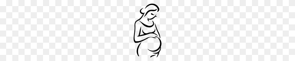 Pregnant Woman Icons Noun Project, Gray Png Image