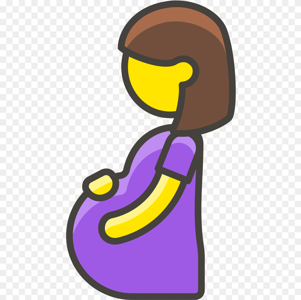 Pregnant Woman Pregnant Woman Vector Clipart, Banana, Food, Fruit, Plant Png Image